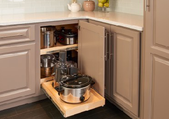 Blind Corner pull-outs.