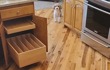 Triple-Height pull-outs.