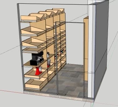 ShelfGenie of Charlotte custom pull-out shelving for kitchen and pantry storage and organization