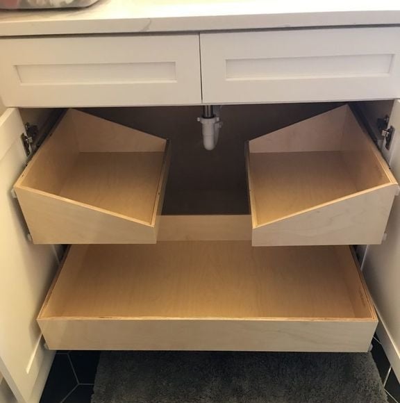 Under sink Shelving