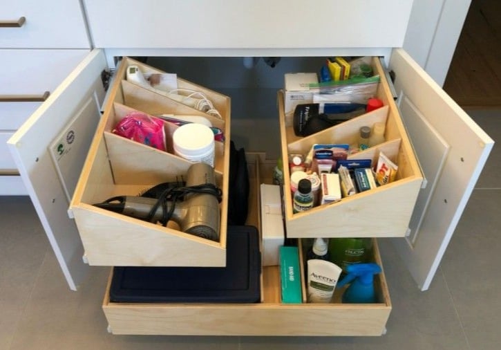 Bathroom Vanities can now be Organized and Accessible!