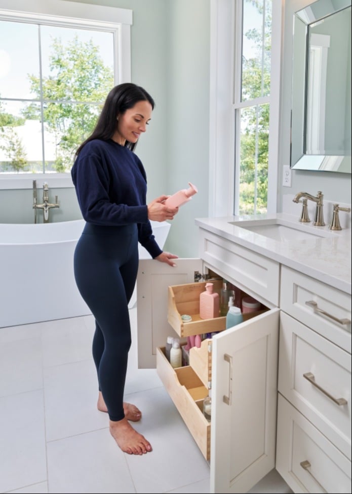 Bathroom storage solutions from ShelfGenie of Philadelphia