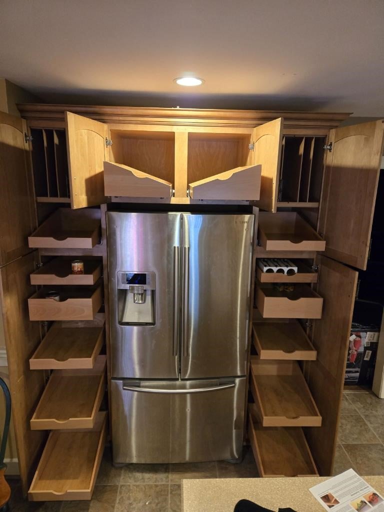Dual cabinet pantry