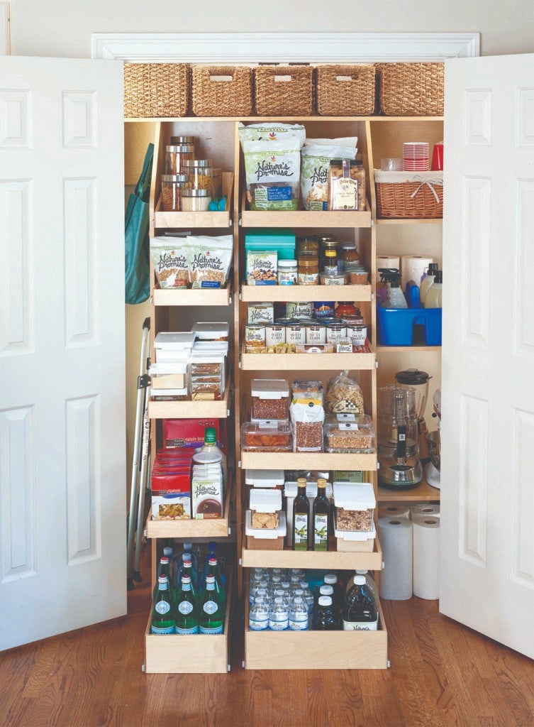 Closet Pantry Pullout Shelving