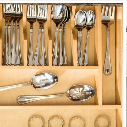Custom cutlery insert
