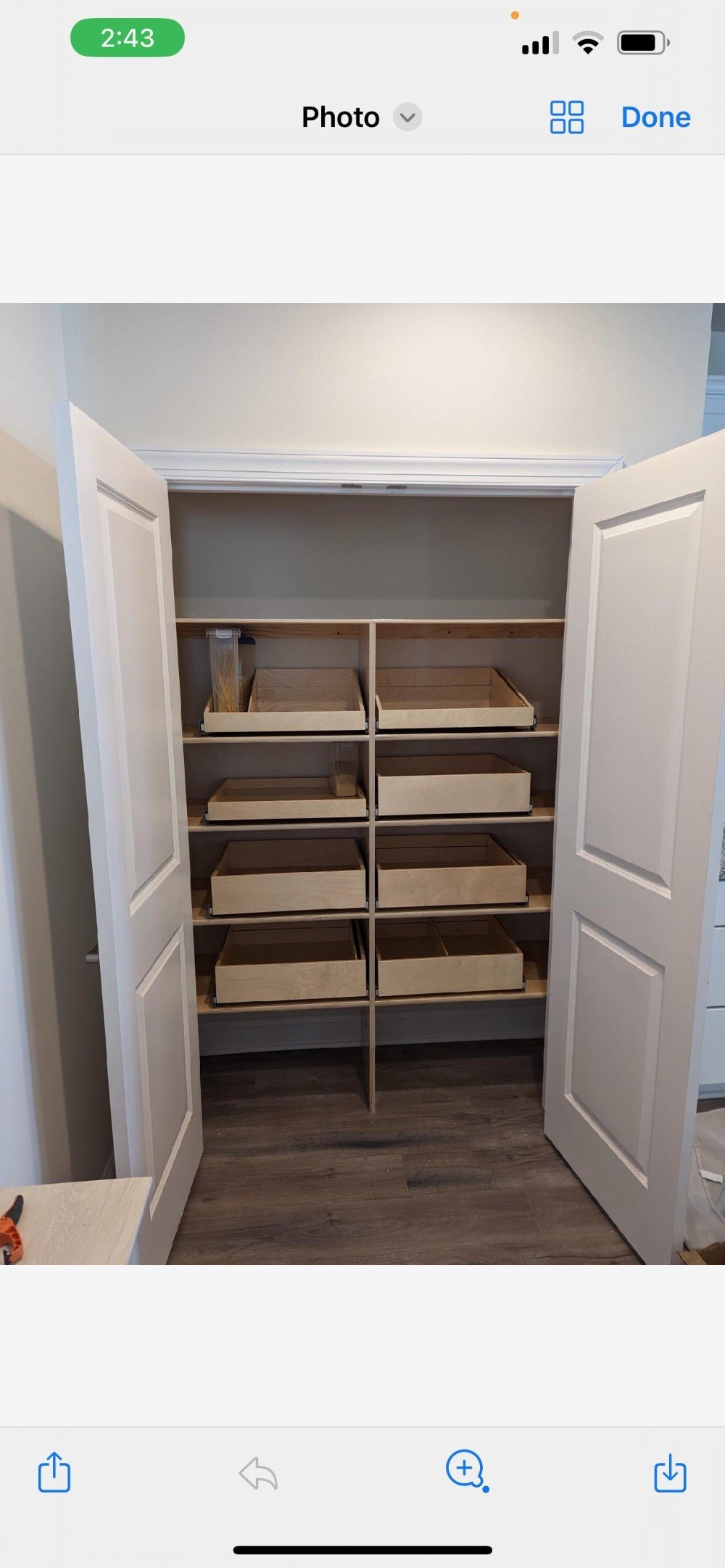 Drywall Pantry