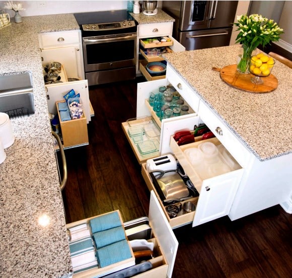 Kitchen Pullout Drawers Shelving