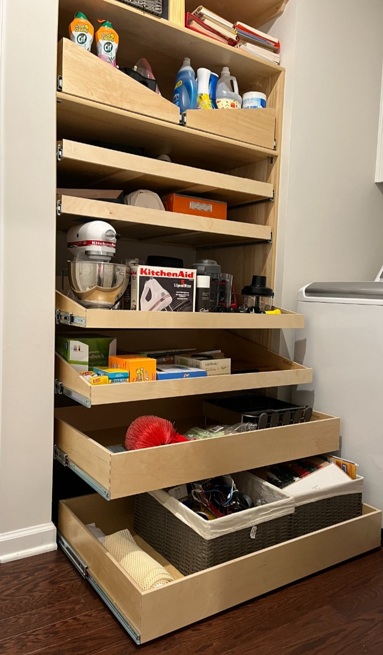 Laundry Room Storage!