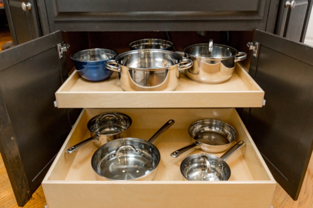Lower Cabinet Pull Out Shelving