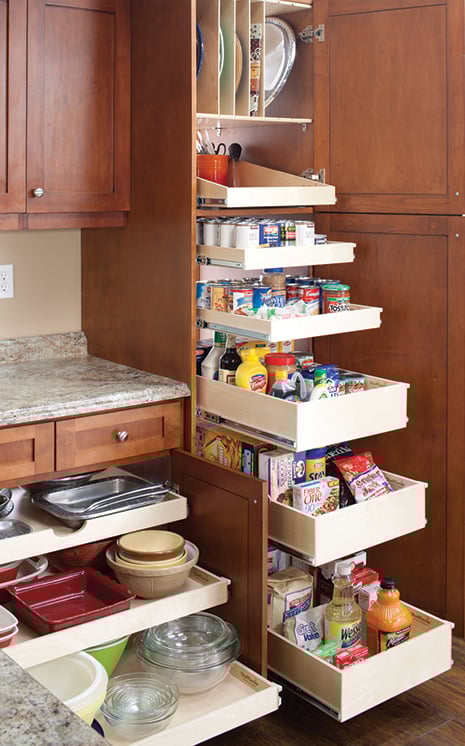 Pantry Pullout Shelving