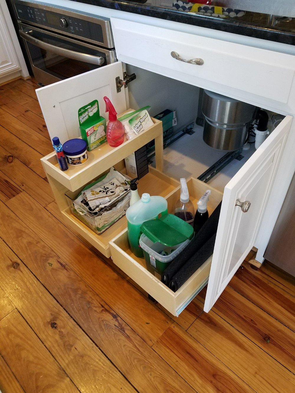 Under Kitchen Sink Storage Solution