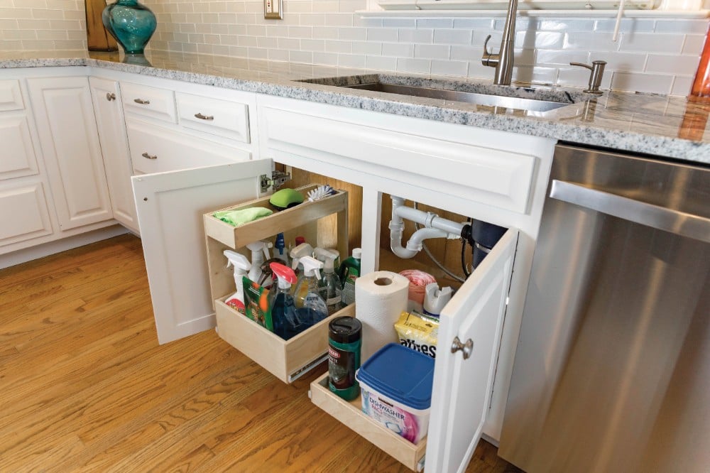 Under Sink Pullout Shelving