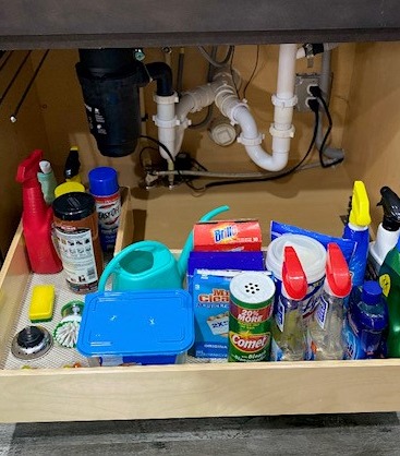 under sink custom pull out shelves