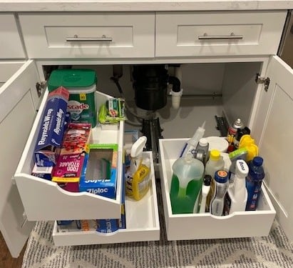 under kitchen sink storage solutions