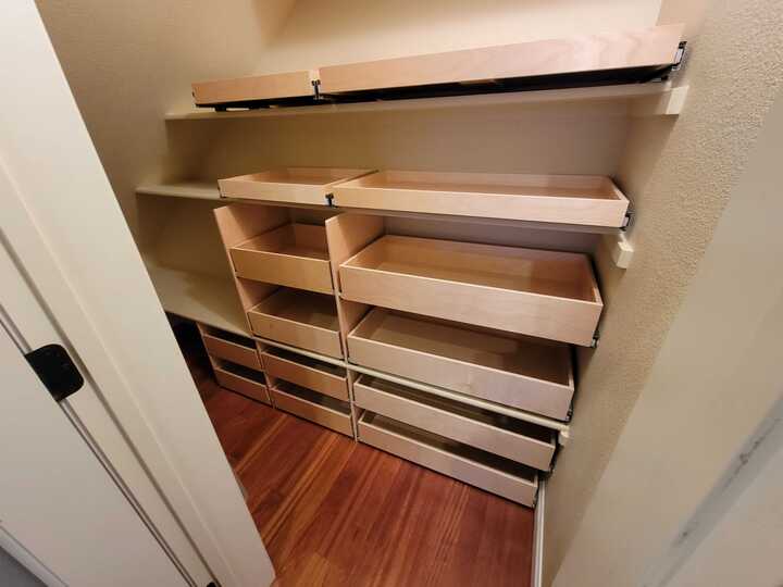 under stairs pantry