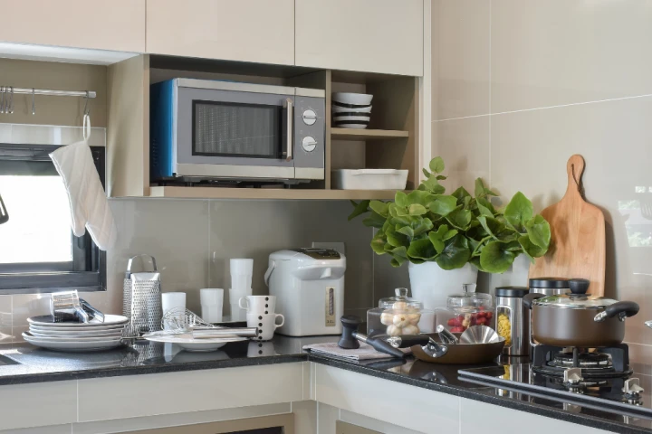 Where to Put a Microwave in a Small Kitchen | ShelfGenie