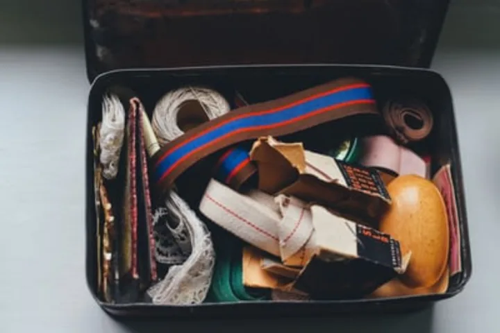Suitcase storage.